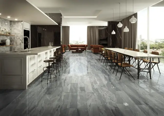 Интерьер с Керамическая плитка BALMORAL  RETT 20Х120 1,44 м2