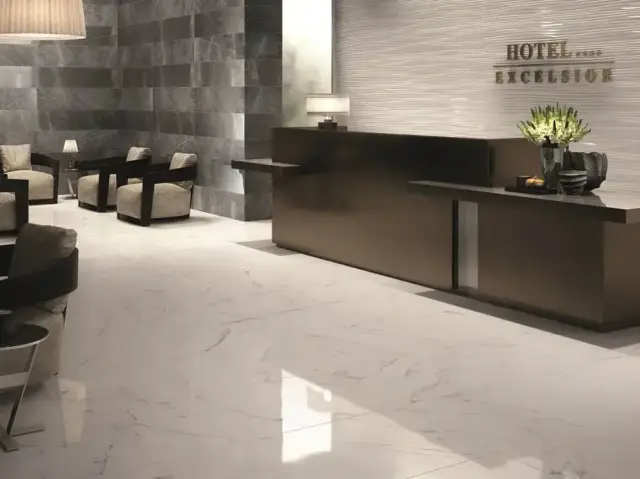 Интерьер с Керамическая плитка SENSI PIETRA GREY SABLE RET	30X60