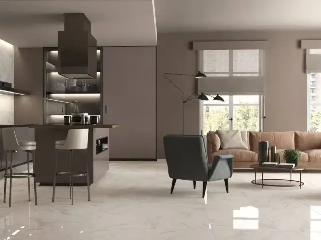 Интерьер с Керамическая плитка SENSI PIETRA GREY SABLE RET	30X60