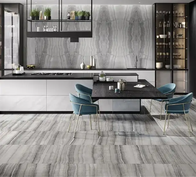 Интерьер с Керамогранит SKORPION GREY RT 60X120