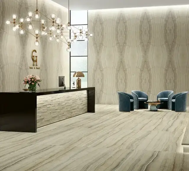 Интерьер с Керамогранит SKORPION GREY RT 60X120