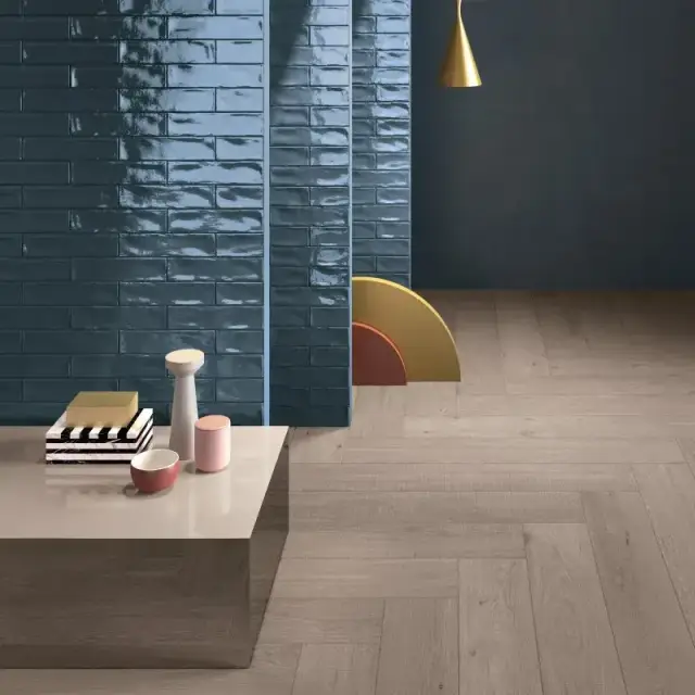 Интерьер с Керамогранит C.ROAD WOOD GREY RET 20X120