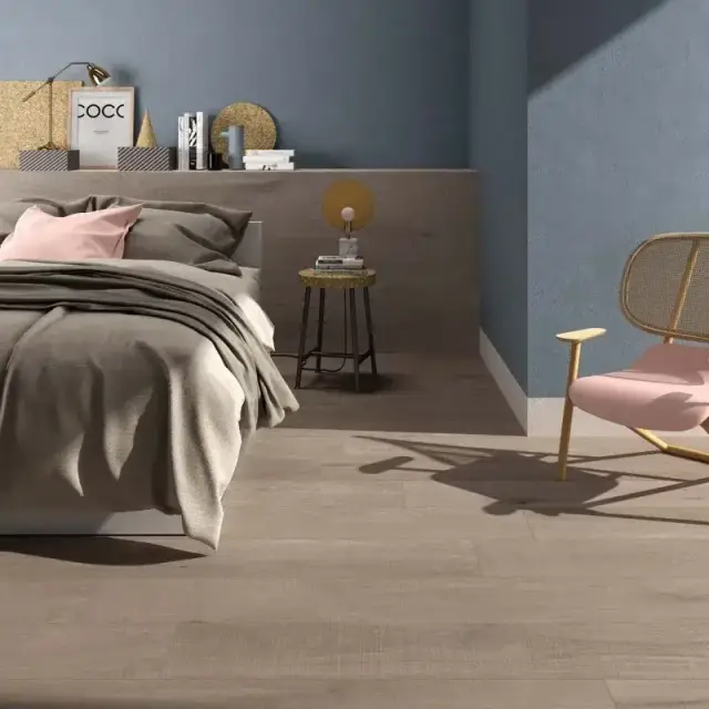 Интерьер с Керамогранит C.ROAD WOOD GREY RET 20X120