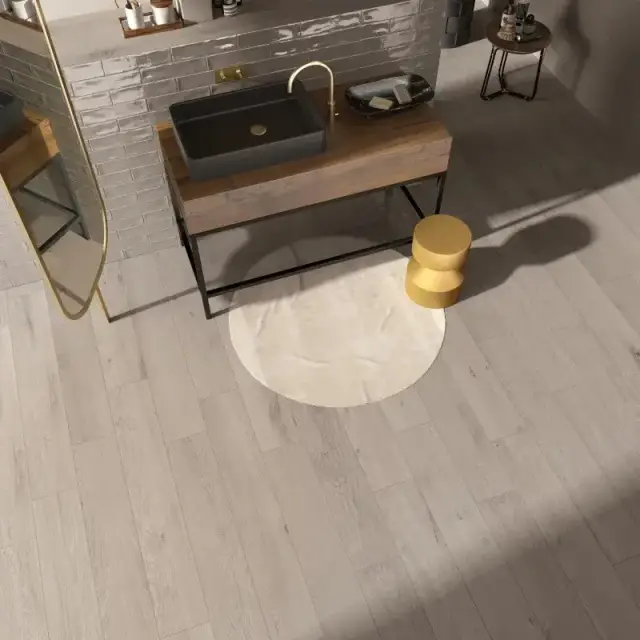 Интерьер с Керамогранит C.ROAD WOOD GREY RET 20X120
