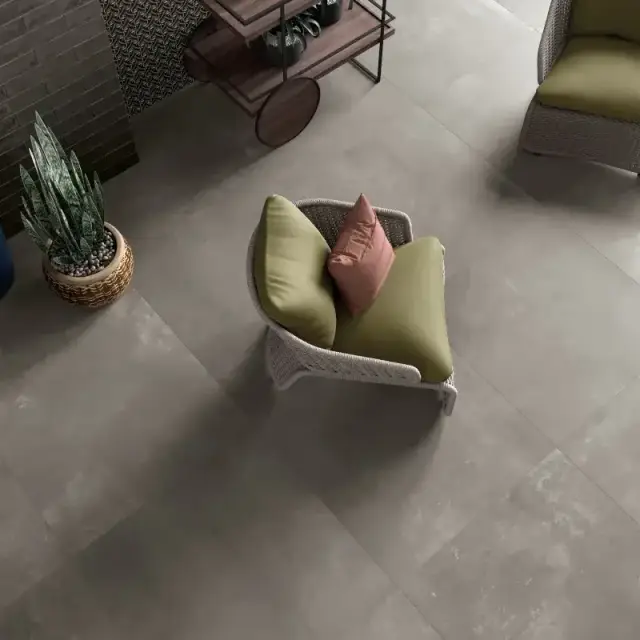 Интерьер с Керамическая плитка LAB325 METAL ASH RETT 60X120