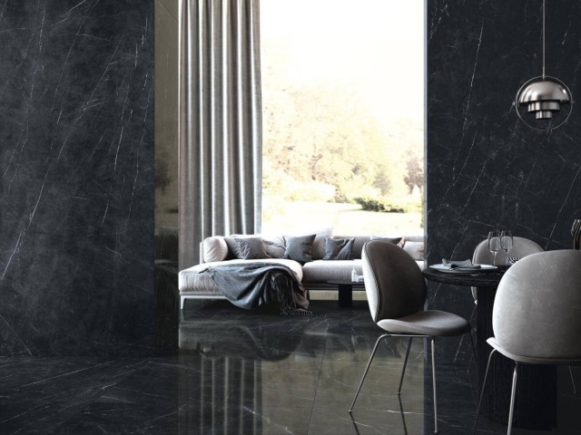 Интерьер с Tessino Bronze Nat ZZ 60x120