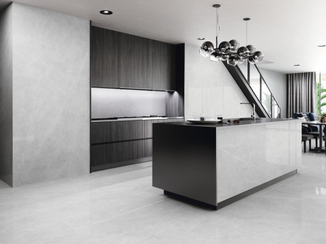 Интерьер с Tessino Bronze Nat ZZ 60x120