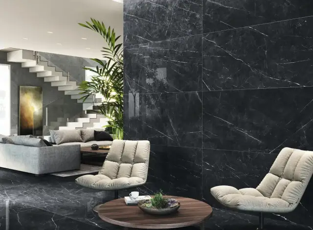 Интерьер с Tessino Bronze Nat ZZ 60x120