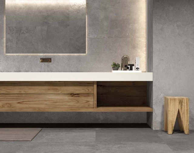 Интерьер с Керамическая плитка ALPES GREY Ret 120X240