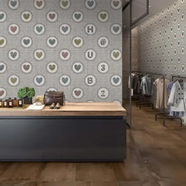 Интерьер с Керамогранит W&S D+ CP4 BLOCKS VIOLET  120X240