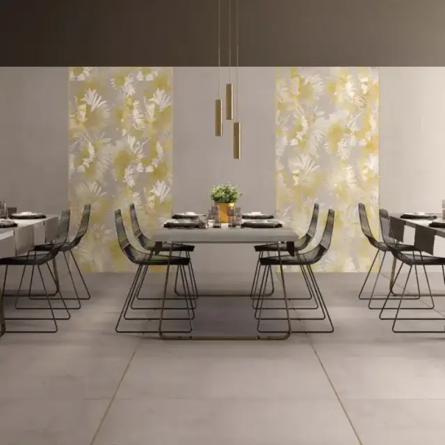 Интерьер с Керамогранит W&S D+ CP4 BLOCKS VIOLET  120X240
