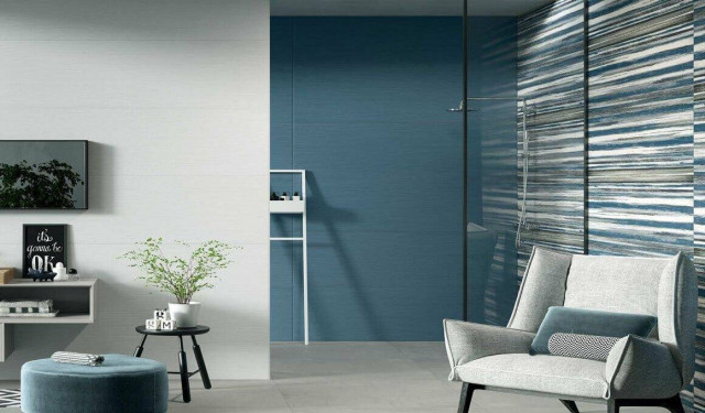 Интерьер с Керамическая плитка PURA MATERICA SENAPE Rett 50x150