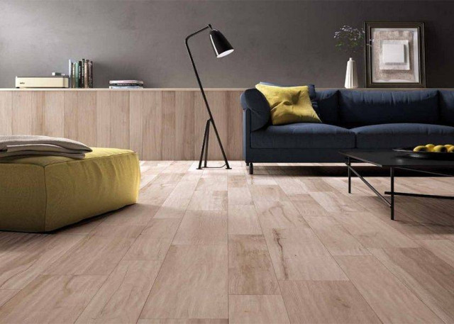 Интерьер с Керамогранит SOLERAS GRIGIO RETT	20x170