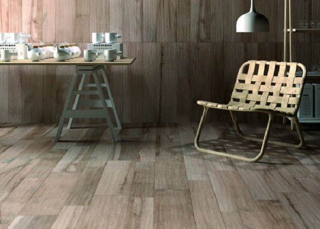 Интерьер с Керамогранит SOLERAS GRIGIO RETT	20x170