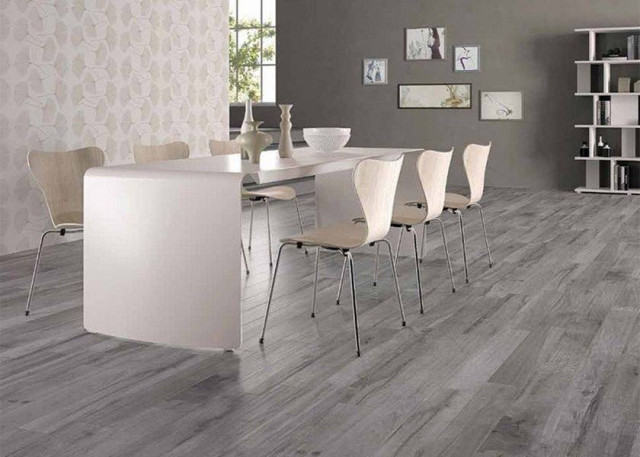 Интерьер с Керамогранит SOLERAS GRIGIO RETT	20x170
