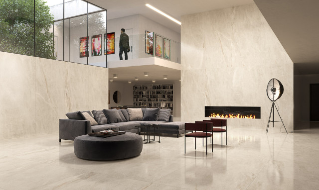 Интерьер с Керамогранит LUXOR NAT.RET. I60X60 NATURALE RETTIFICATO