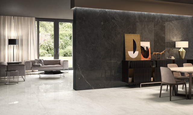 Интерьер с Керамогранит LUXOR NAT.RET. I60X60 NATURALE RETTIFICATO