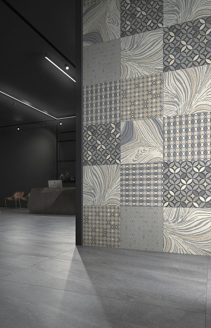 Интерьер с Керамогранит LUXOR NAT.RET. I60X60 NATURALE RETTIFICATO