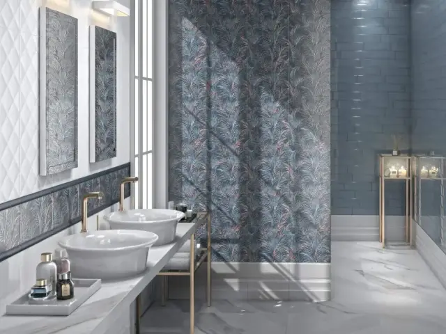 Интерьер с Альма Марсо белый обрезной|30x60