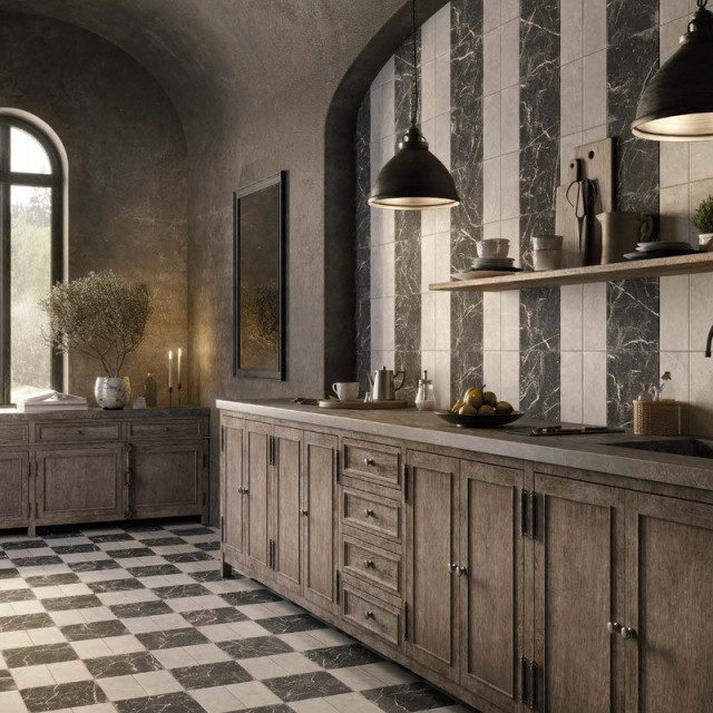 Интерьер с PERONDA FS OLDTOWN CONCRETE SP 22.3х22.3 BN-168