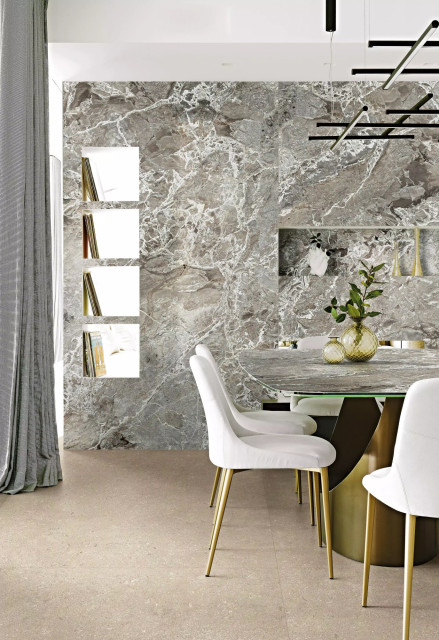 Интерьер с Authentic Luxe Marble Aubisque Matte Silk 120x280
