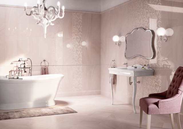 Интерьер с Декор DEC. ELEGANCE STATUARIO 	30x75