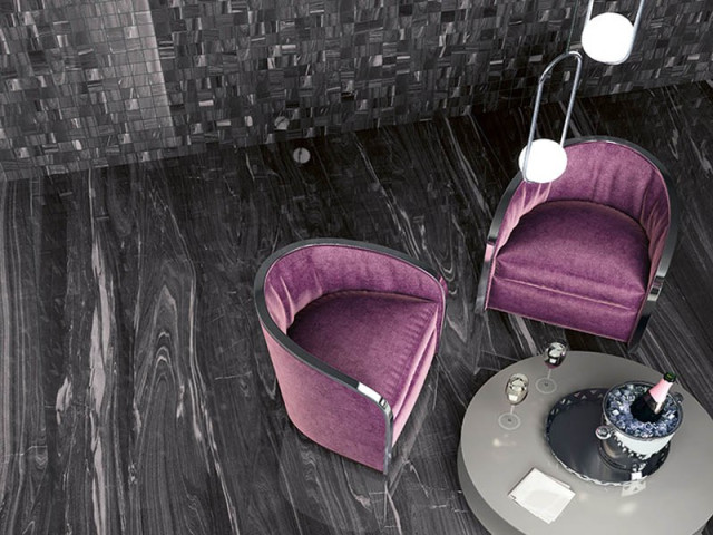 Интерьер с Керамогранит LUXE GREY SAT RETT 60X60