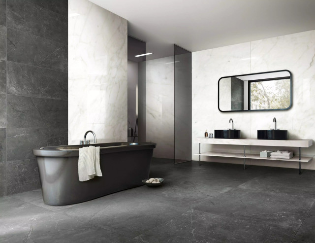 Интерьер с Stontech 4.0 Stone 01 30x60