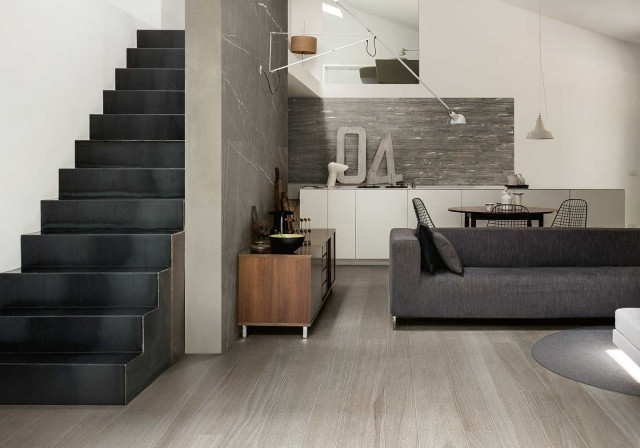 Интерьер с Wooden Tile Brown 26.5x180