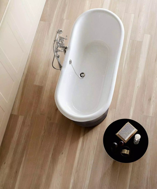 Интерьер с Wooden Tile Brown 26.5x180