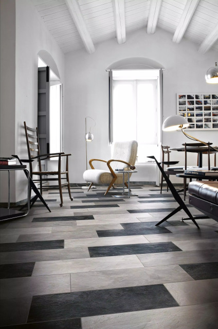 Интерьер с Ardoise Ivoire Matte 80x80
