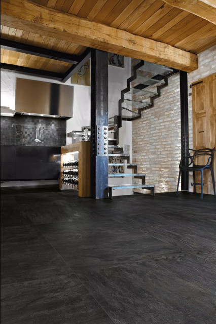 Интерьер с Ardoise Ivoire Matte 80x80