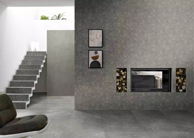 Интерьер с Atmospheres Desir Sable R10 B 60x60