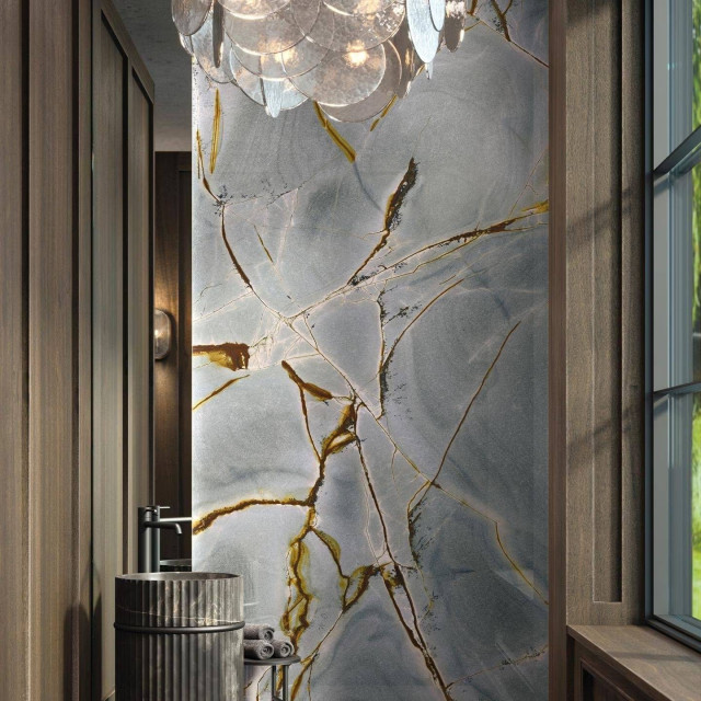 Интерьер с Керамогранит Porcelanosa Blue Roma Pol.PV6 (A) 100331077 120x120