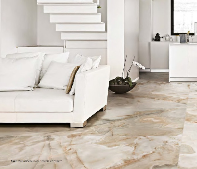 Интерьер с Reves De Rex Jade Mat 6 Mm 120x240