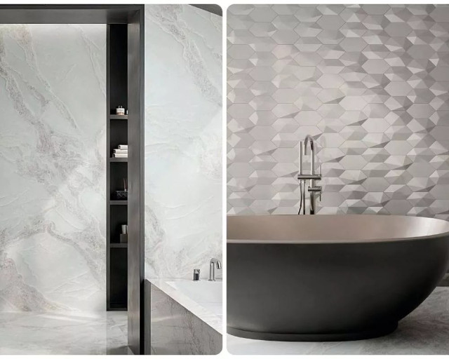 Интерьер с Керамогранит Ava Ceramica Galaxia Selene LP SL.A R 285002 120x280