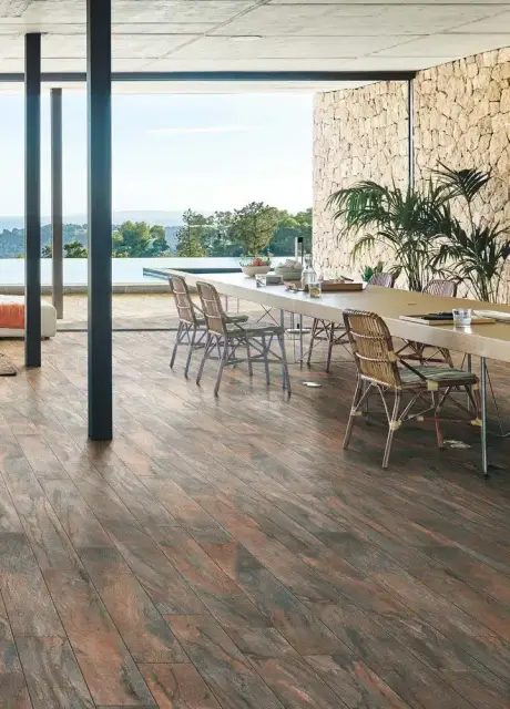 Интерьер с Керамическая плитка OYSTER LAPP.RETT. 	20X120