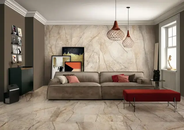 Интерьер с Керамогранит THE ROOM PAN WH6 12 LP 60X120