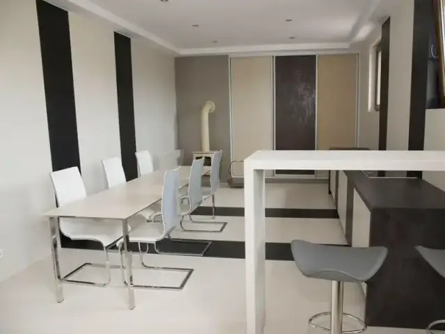 Интерьер с Керамогранит Vitra Rigato Декор Кремовый Натуральный 60x120