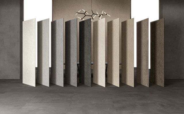Интерьер с Marvel Calacatta Apuano Hammered ZZ 60x120