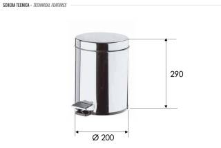 Ведро 5 литров Remer RB502CR