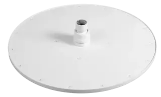Верхний душ с шарнирным соединением 20 см Remer 359MM20BOX, белый матовый