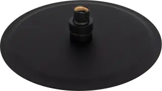 Верхний душ с шарнирным соединением 25 см Remer 357UFM25NOX, черный матовый