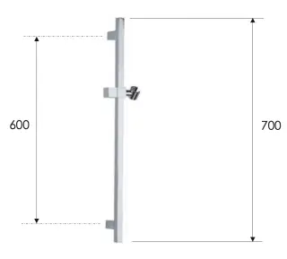 Душевая стойка 70 см Remer 317S