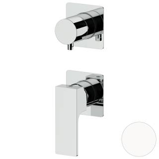 Смеситель для душа Remer Absolute AU92PWBBO, белый матовый