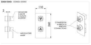 Смеситель для душа Remer Absolute AU93KB