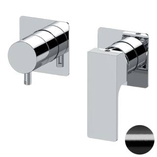 Смеситель для душа Remer Absolute AU93ZPWBCFP, черный брашированный хром