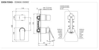 Смеситель для душа Remer Dream D93