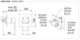 Смеситель для душа Remer Dream D30