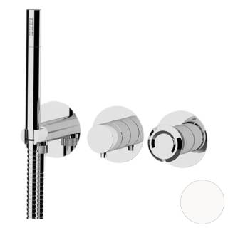 Смеситель для душа Remer Element ET97D2PBO, белый матовый